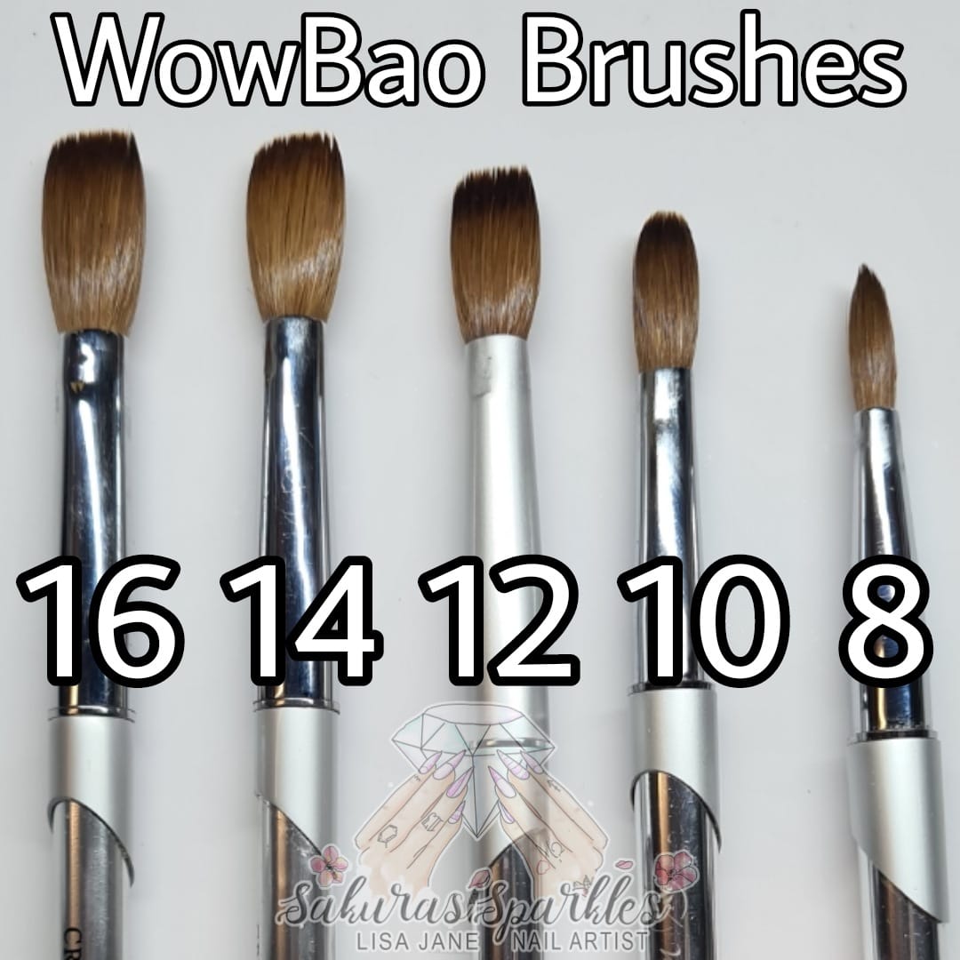 What Size Acrylic Brush Should I Use? – WowBao Nails