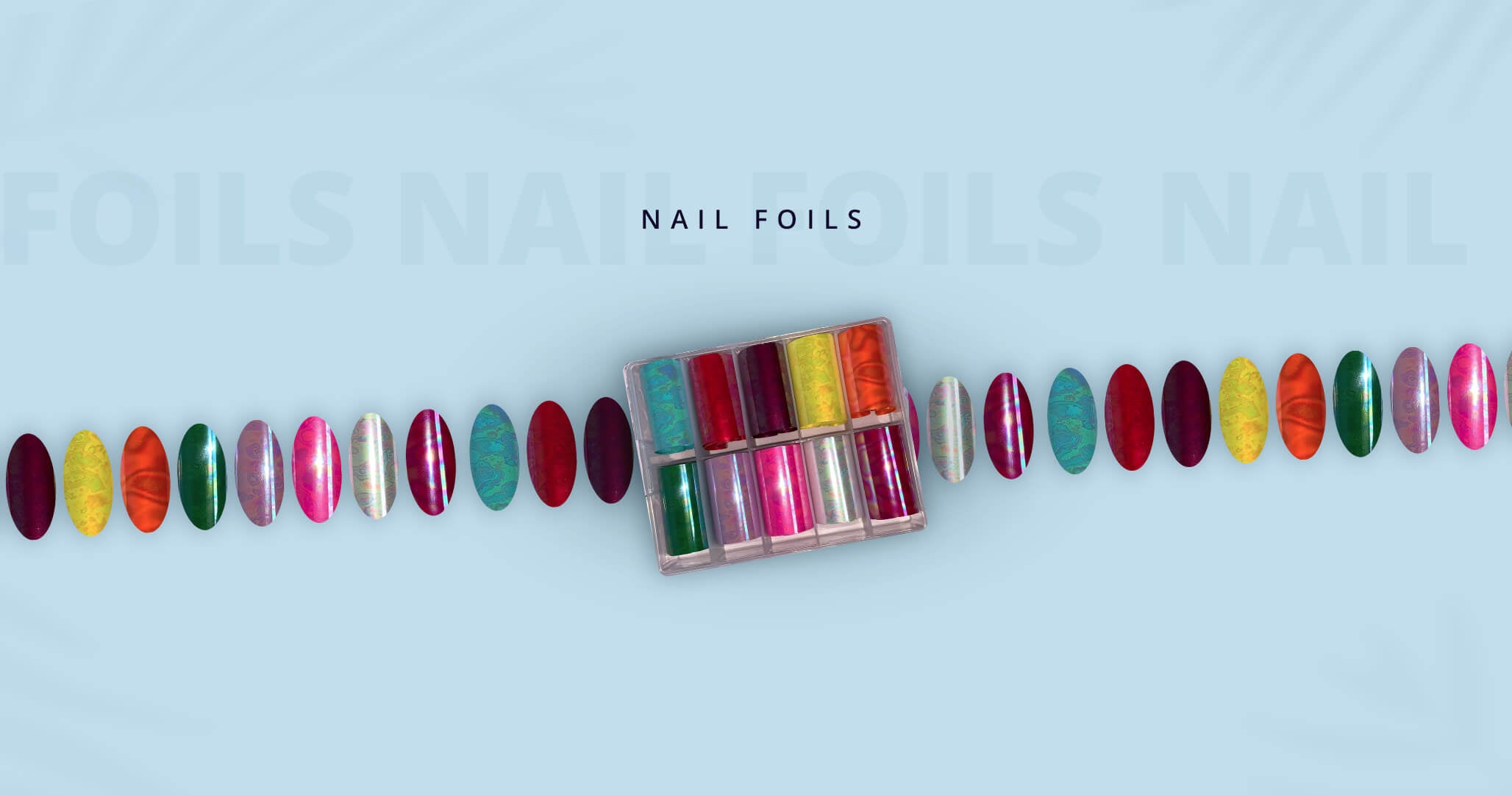Set of Nail Foils for Nail Art Designs  WowBao Nails – Mots clés  __label:New