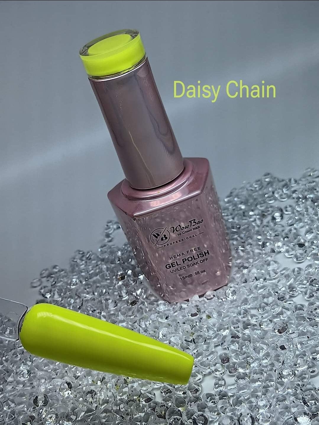 WowBao Nails 95 Daisy Chain, Hema-Free Gel Polish 15ml
