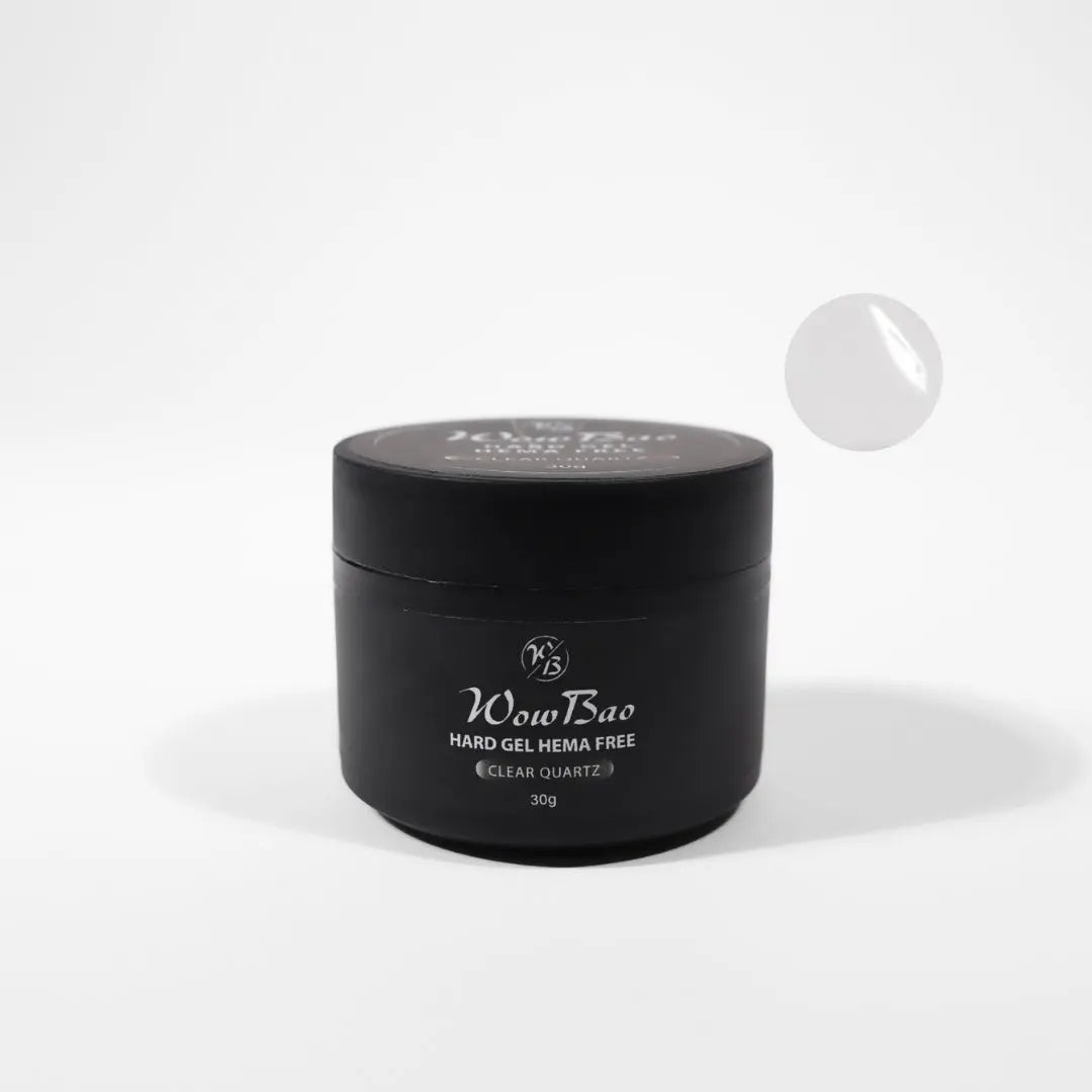 HEMA Free Hard Gel 30g -  02 Clear Quartz (clear) WowBao Nails