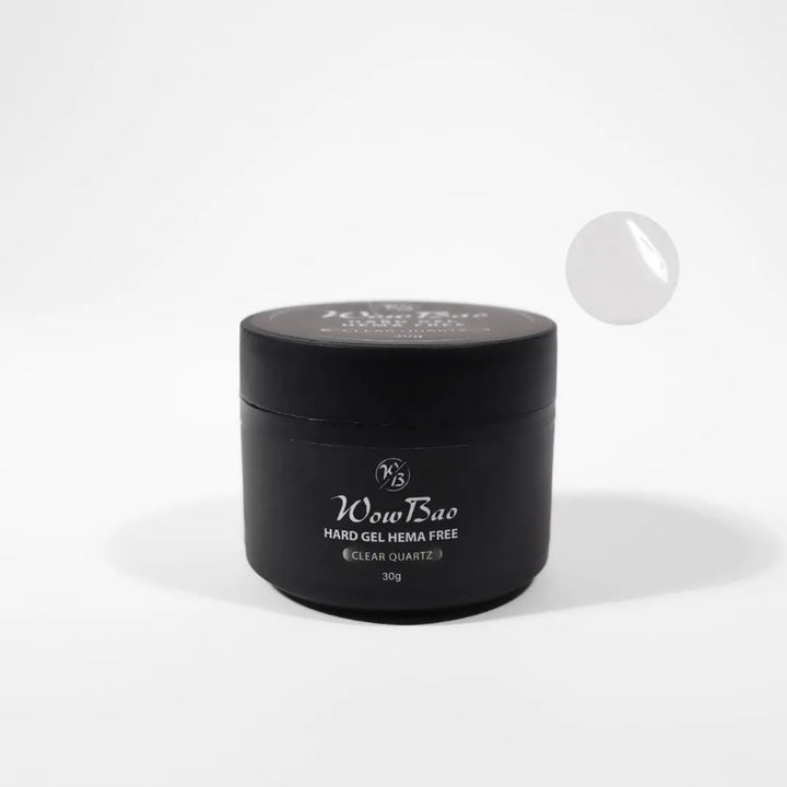 HEMA Free Hard Gel 30g -  02 Clear Quartz (clear) WowBao Nails