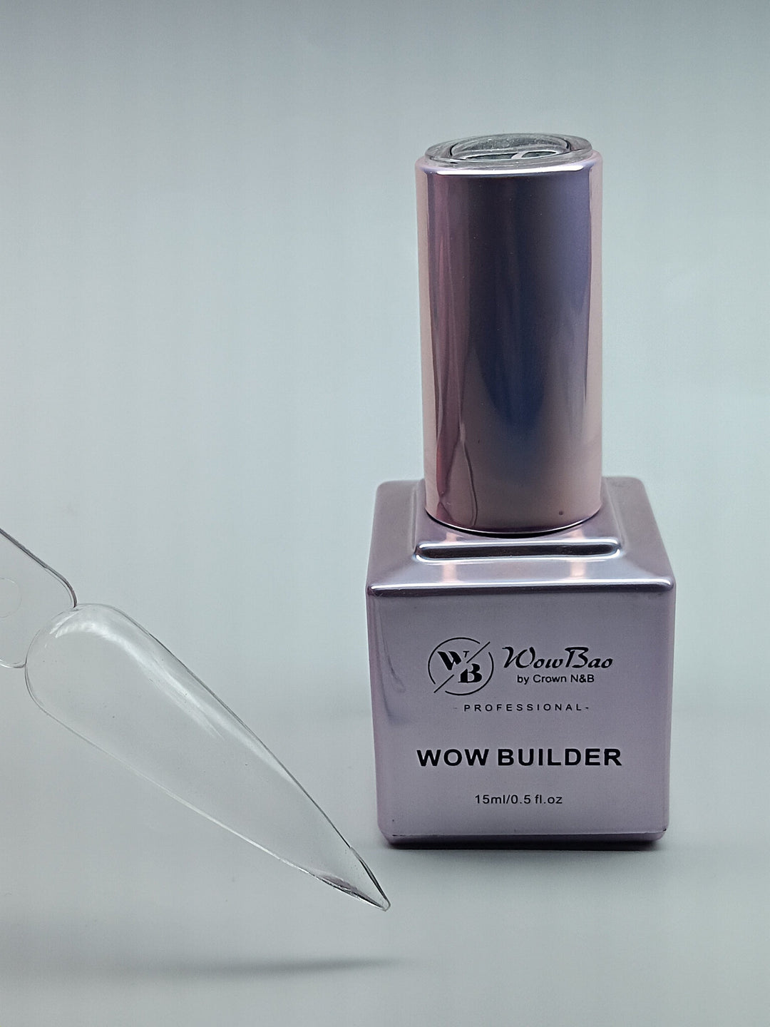 WowBao Nails BIB01 Clarity WOW brush on Builder in a bottle