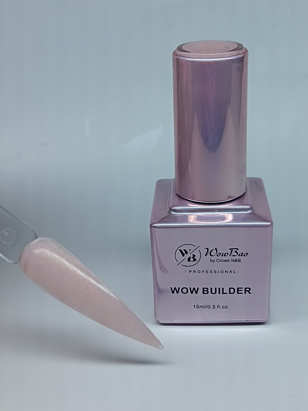 WowBao Nails BIB16 Peaches n Cream WOW brush on Builder in a bottle