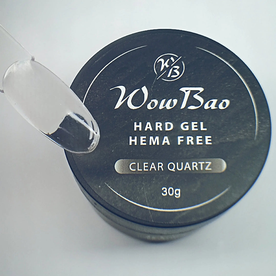 HEMA Free Hard Gel 30g -  02 Clear Quartz (clear) WowBao Nails