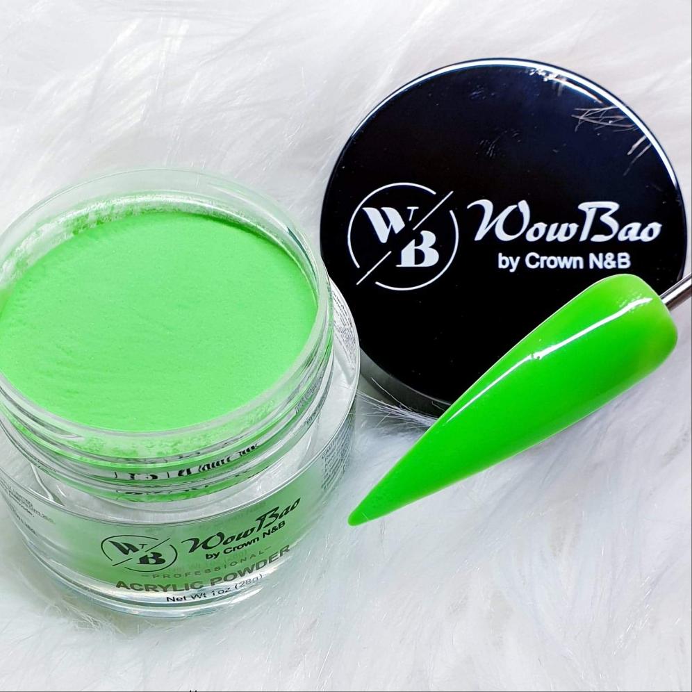 Wow Bao Nails 28g / 1oz 144 WOW Green WowBao Acrylic Powder