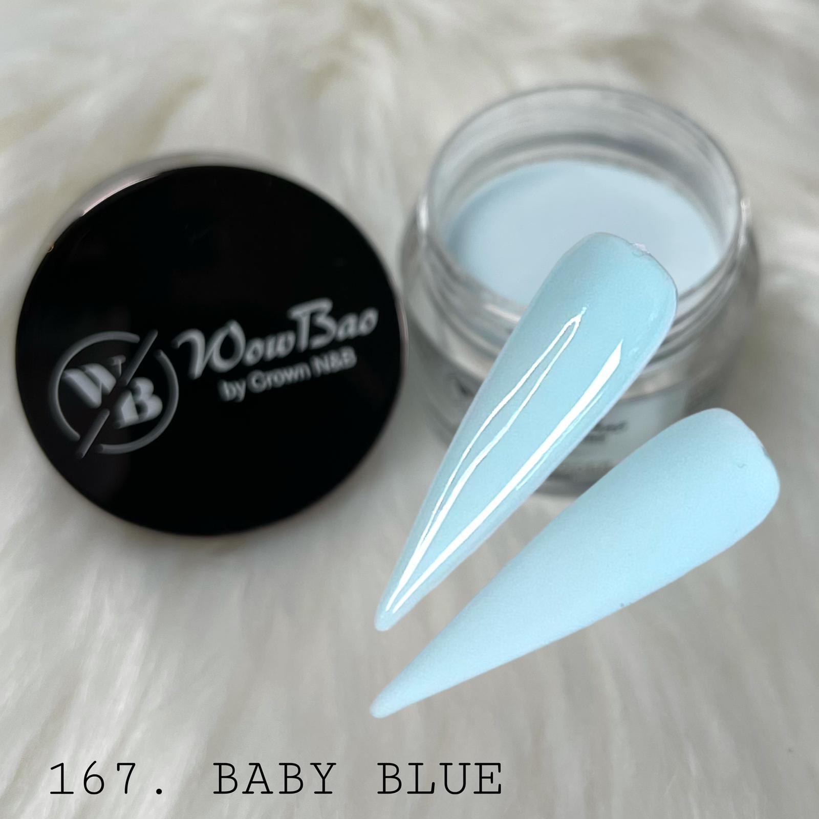 167 Baby Blue 1oz 28g Wowbao Acrylic Powder