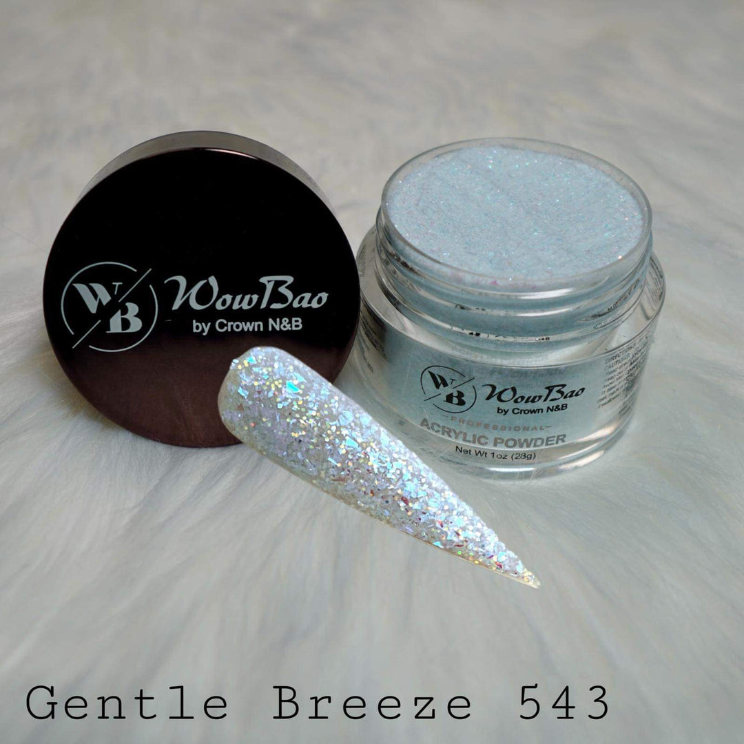 WowBao Nails 543 Gentle Breeze 1oz/28g Wowbao Acrylic Powder