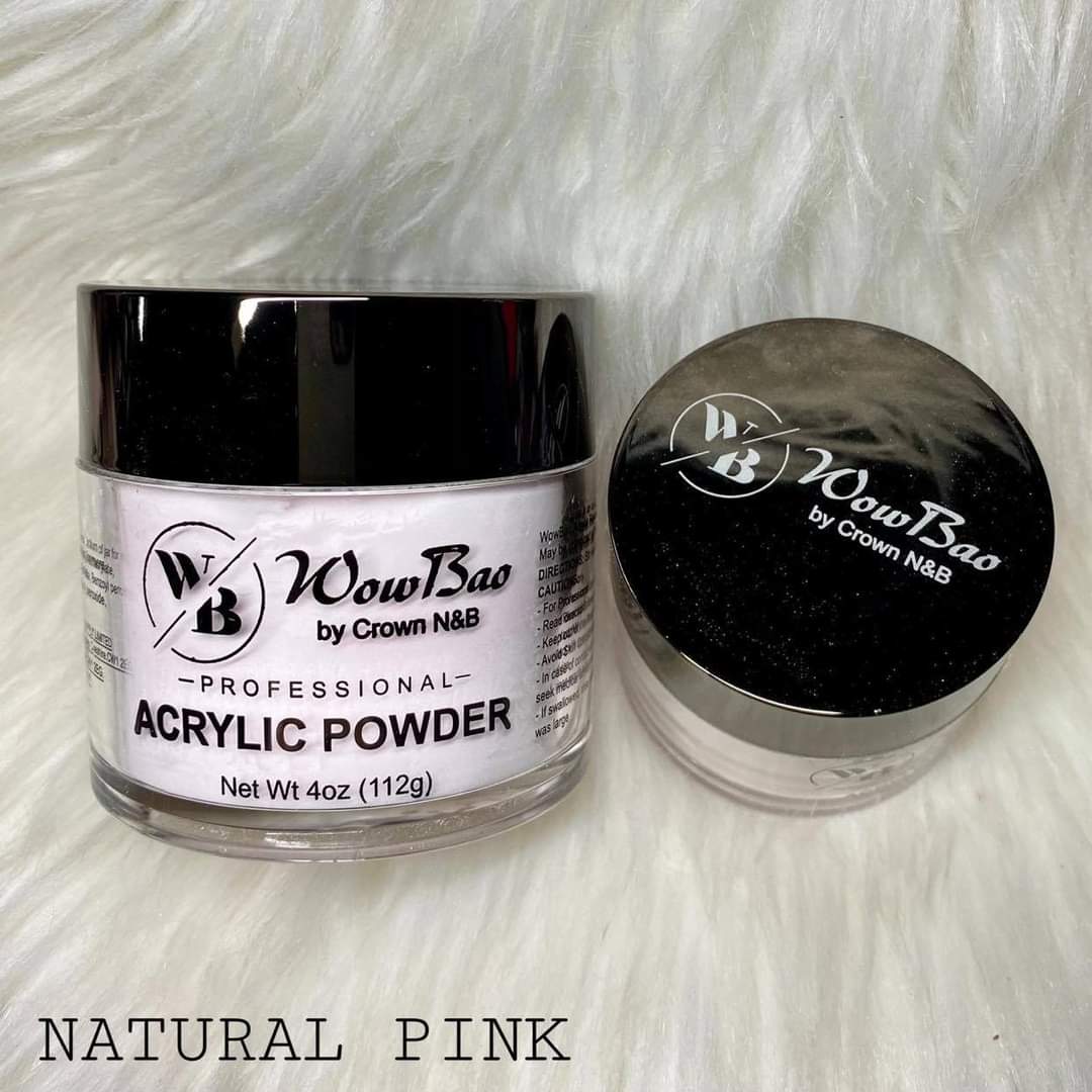 Wow Bao Nails Natural Pink WowBao Acrylic Powder