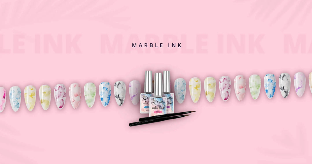 Marble-ink WowBao Nails