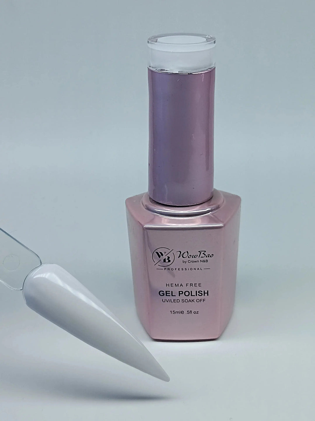 WowBao Nails 01 French White, Hema-Free Gel Polish 15ml