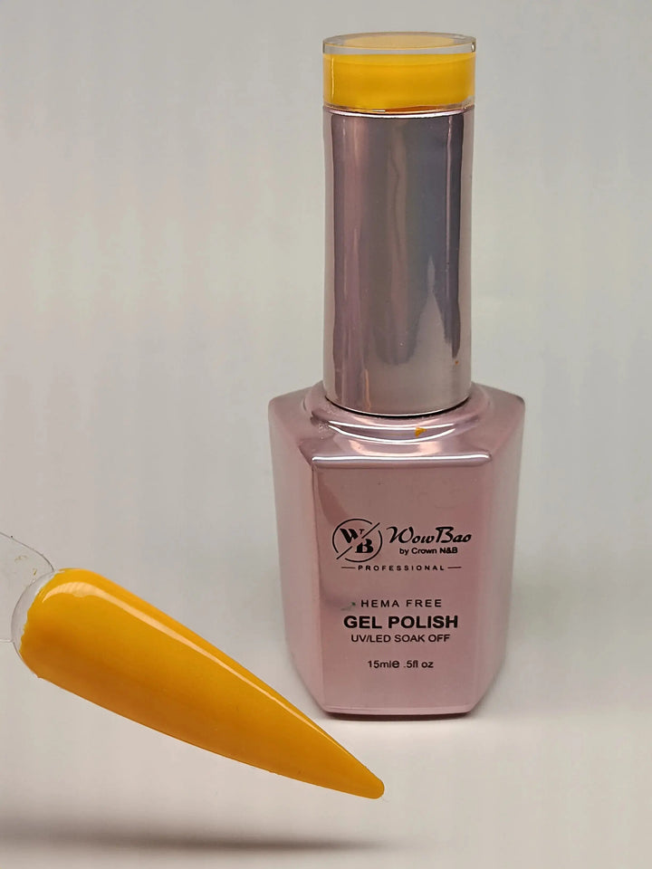 WowBao Nails 100 Mango, Hema-Free Gel Polish 15ml