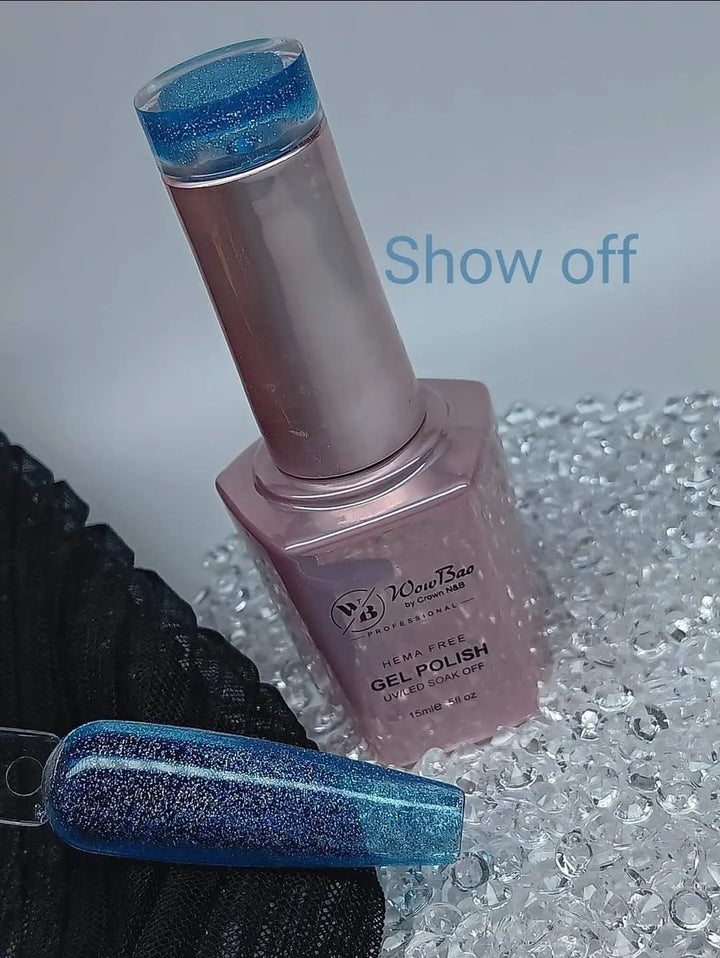 WowBao Nails 105 SHOW OFF, Hema-Free Gel Polish 15ml