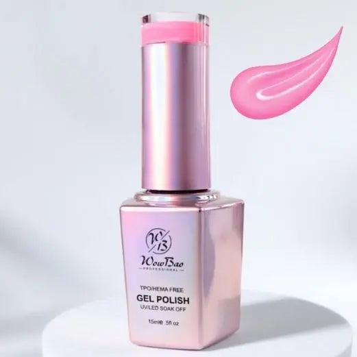 10 Cotton Candy, TPO / Hema-Free Gel Polish 15ml WowBao Nails