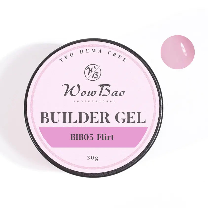 05 TPO/Hema Free Flirt WOW Builder Gel 30g Jar WowBao Nails