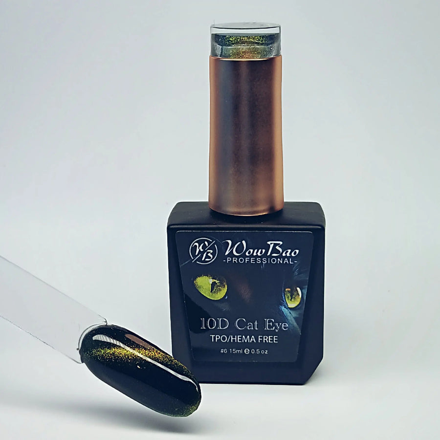 WowBao Nails 10D Cat Eye 06 - TPO / Hema-Free Gel Polish 15ml