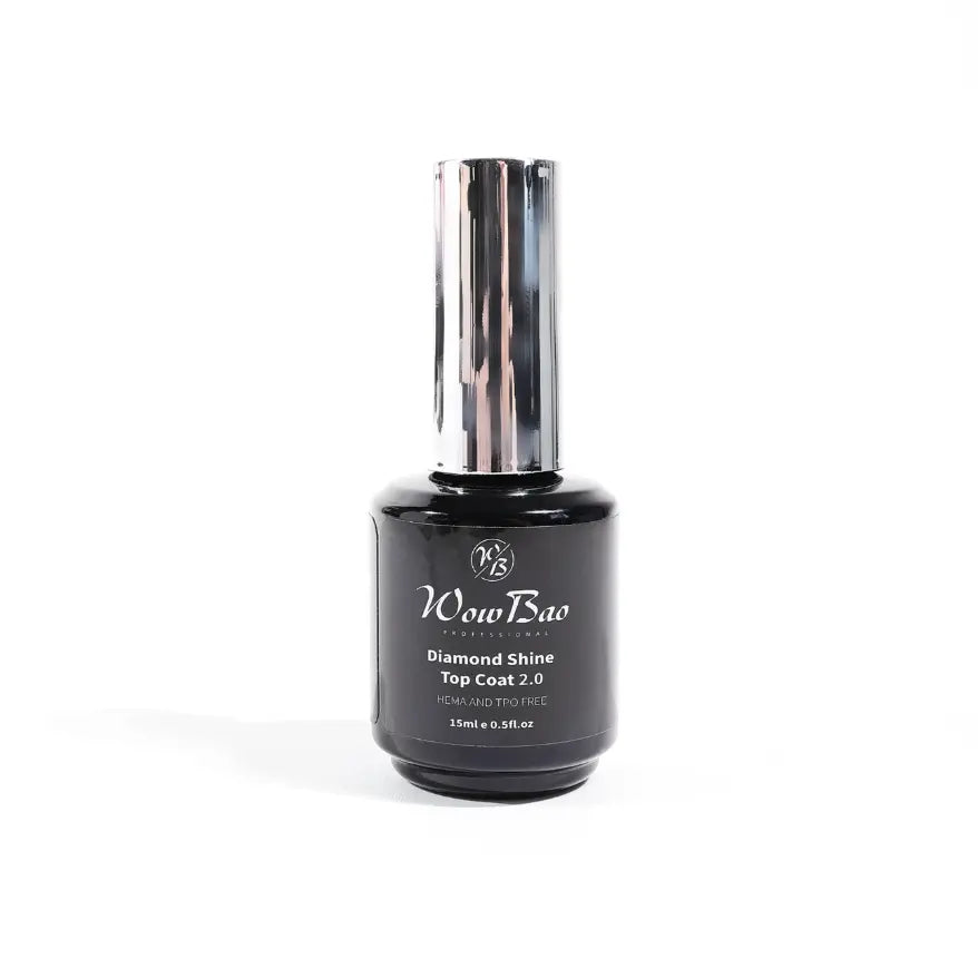 Diamond Shine 2.0 Top Coat Hema/TPO-Free Wow Bao Nails