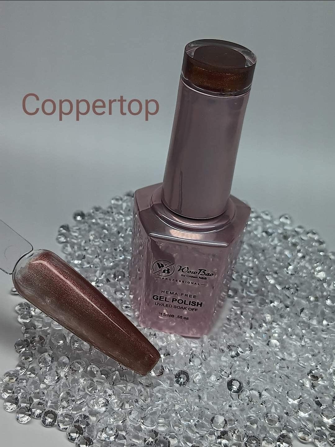 WowBao Nails 170 Coppertop, Hema-Free Gel Polish 15ml