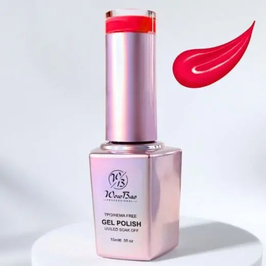 174 Filthy Red, TPO/Hema-Free Gel Polish 15ml WowBao Nails