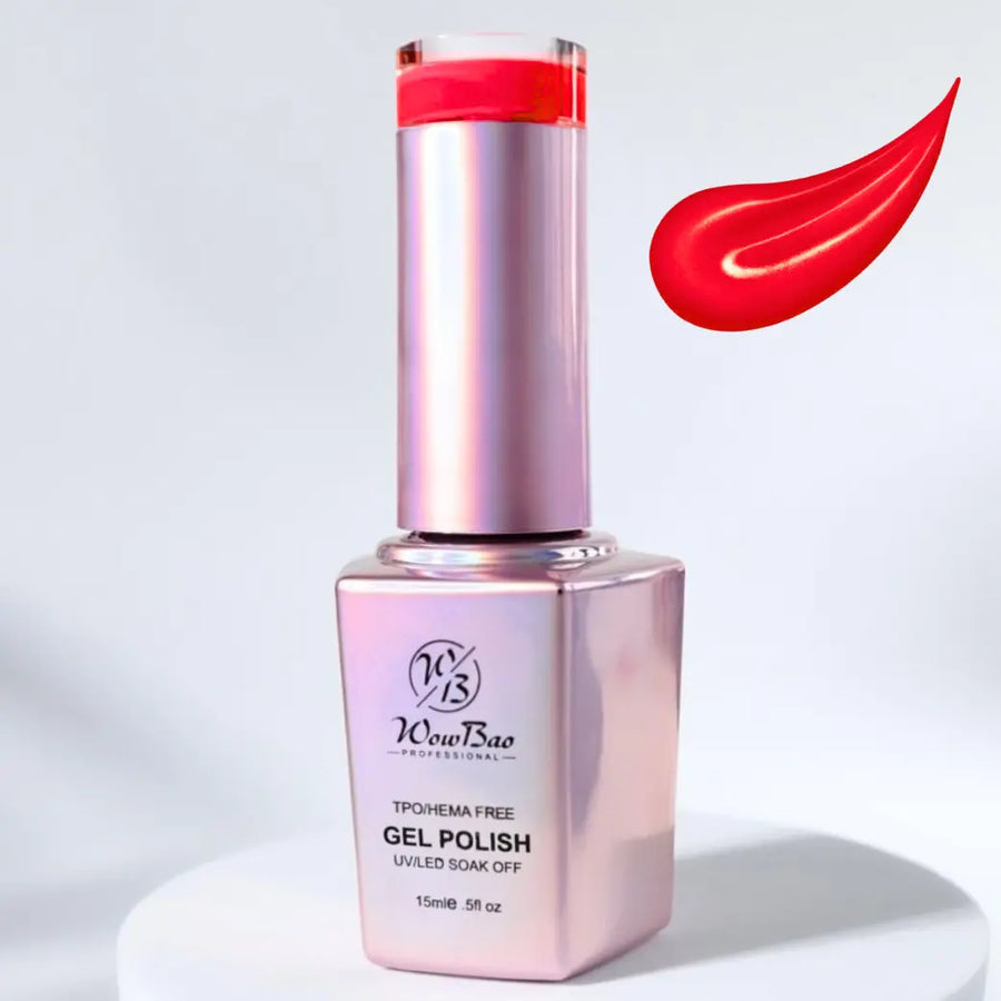 174 Filthy Red, TPO/Hema-Free Gel Polish 15ml WowBao Nails