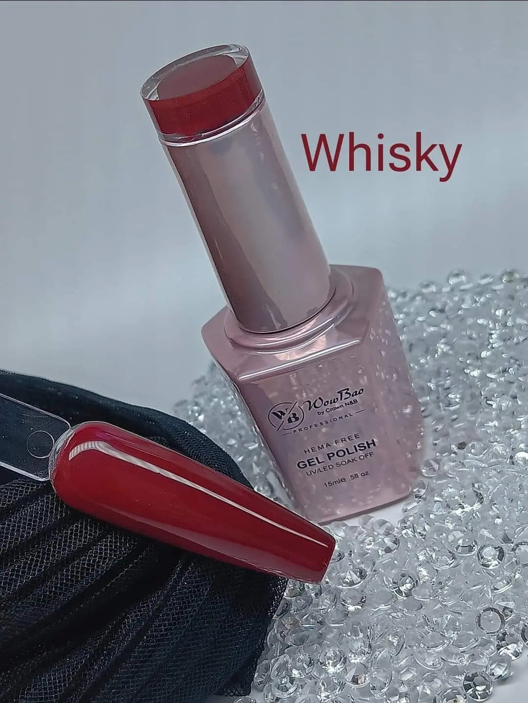 WowBao Nails 180 Whisky, Hema-Free Gel Polish 15ml