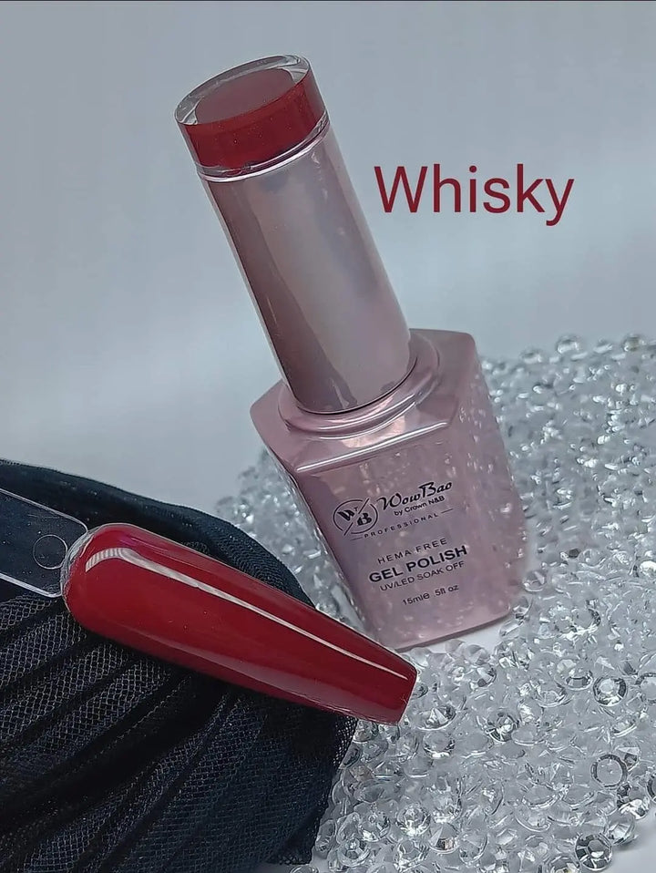 WowBao Nails 180 Whisky, Hema-Free Gel Polish 15ml