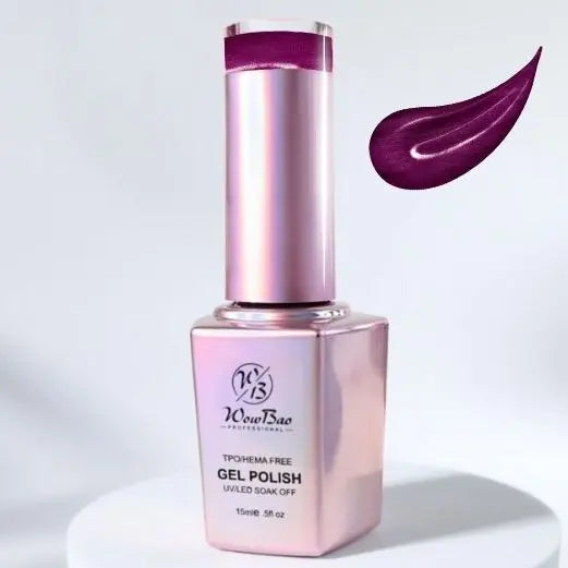 195 Blackberry, Hema-Free Gel Polish 15ml WowBao Nails