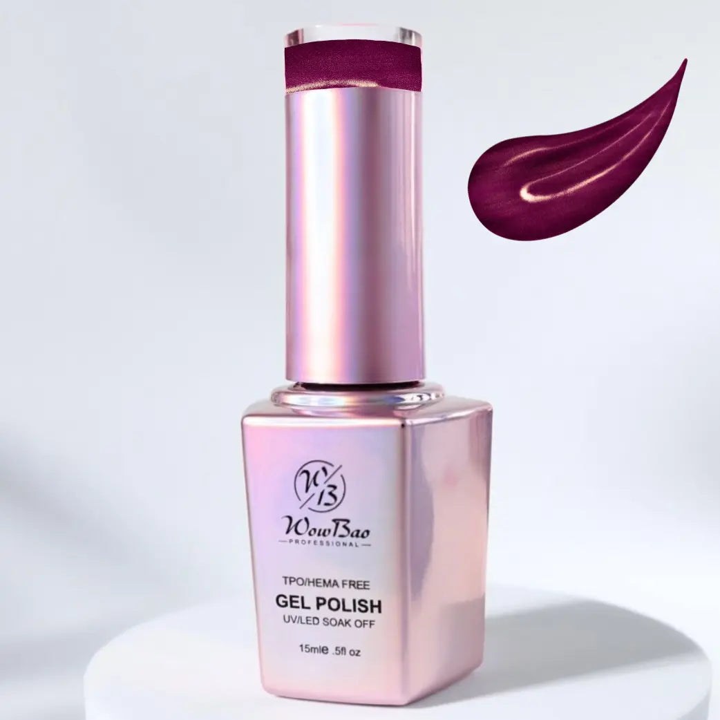 195 Blackberry, TPO /  Hema-Free Gel Polish 15ml WowBao Nails