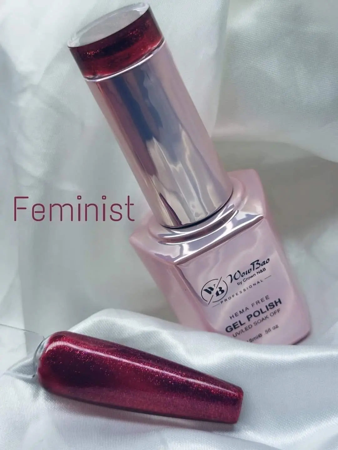 WowBao Nails 196 Feminist, Hema-Free Gel Polish 15ml
