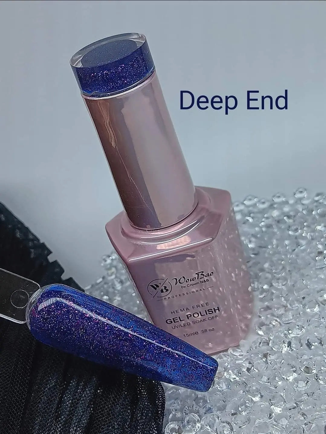 WowBao Nails 243 Deep End, Hema-Free Gel Polish 15ml