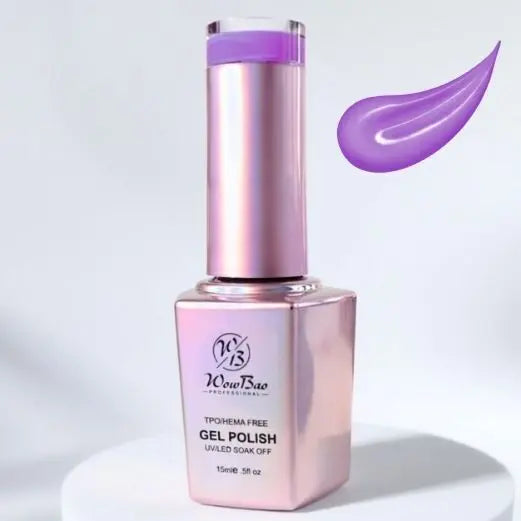 255 Parma Violet,TPO/ Hema-Free Gel Polish 15ml WowBao Nails