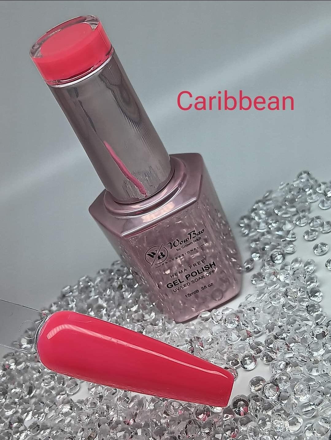 WowBao Nails 27 Caribbean, Hema-Free Gel Polish 15ml