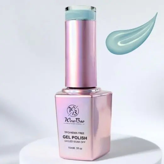 297 Blue Me Away, Hema-Free Gel Polish 15ml WowBao Nails