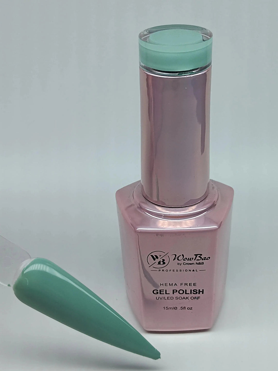 WowBao Nails 298 Spearmint, Hema-Free Gel Polish 15ml