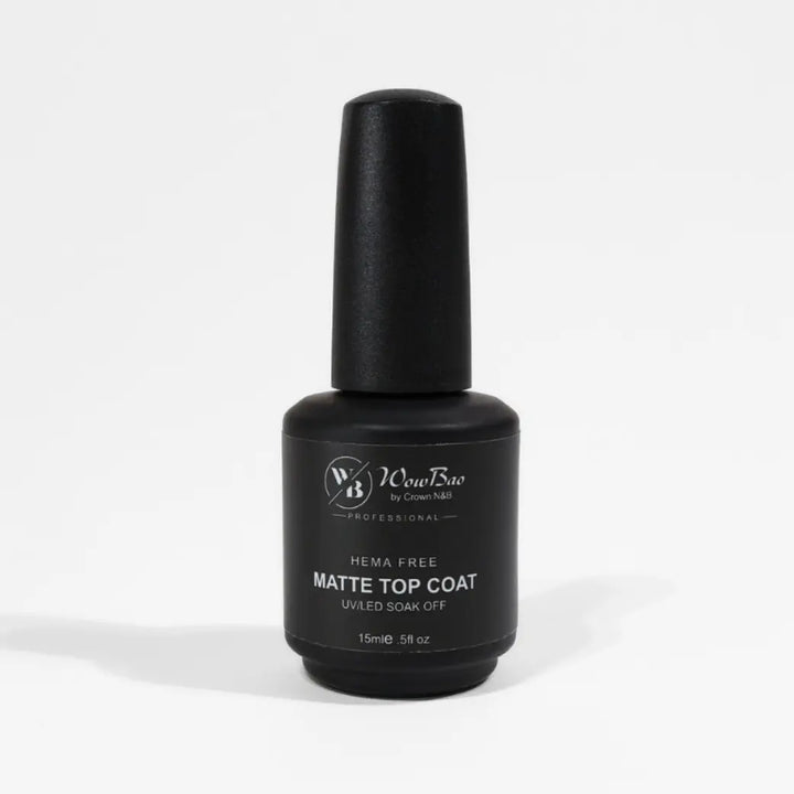 WowBao Hema-Free Matte No-Wipe Top Coat for Nails Wow Bao Nails