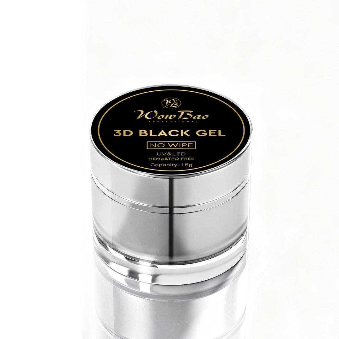 3D Art Gel Black (15g pot )