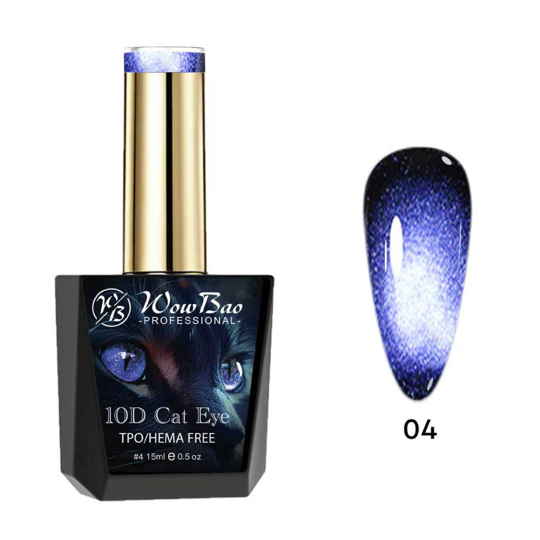 WowBao 10D Cat Eye Set of 6 collection - TPO / Hema-Free Gel Polish 15ml