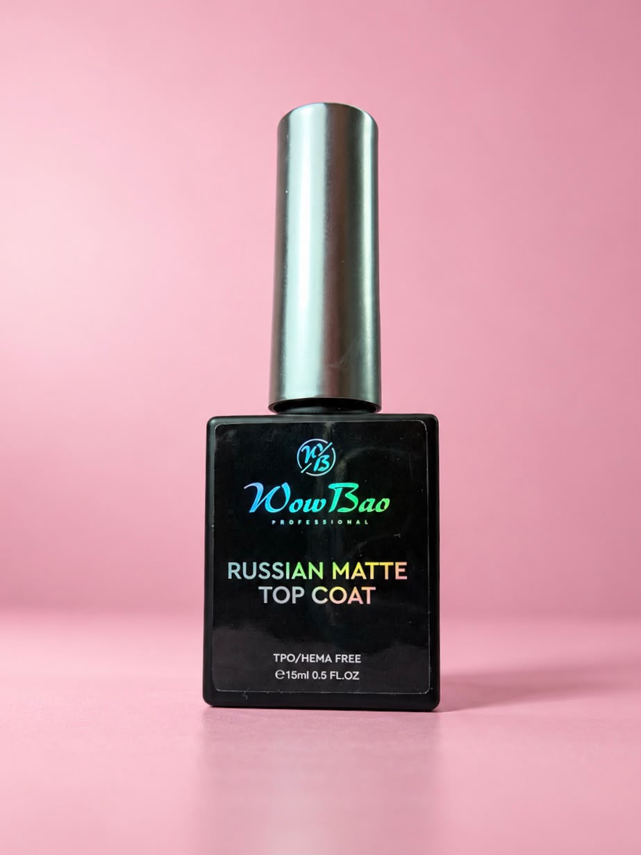 Russian Matte No-Wipe Top Coat - Hema / TPO Free