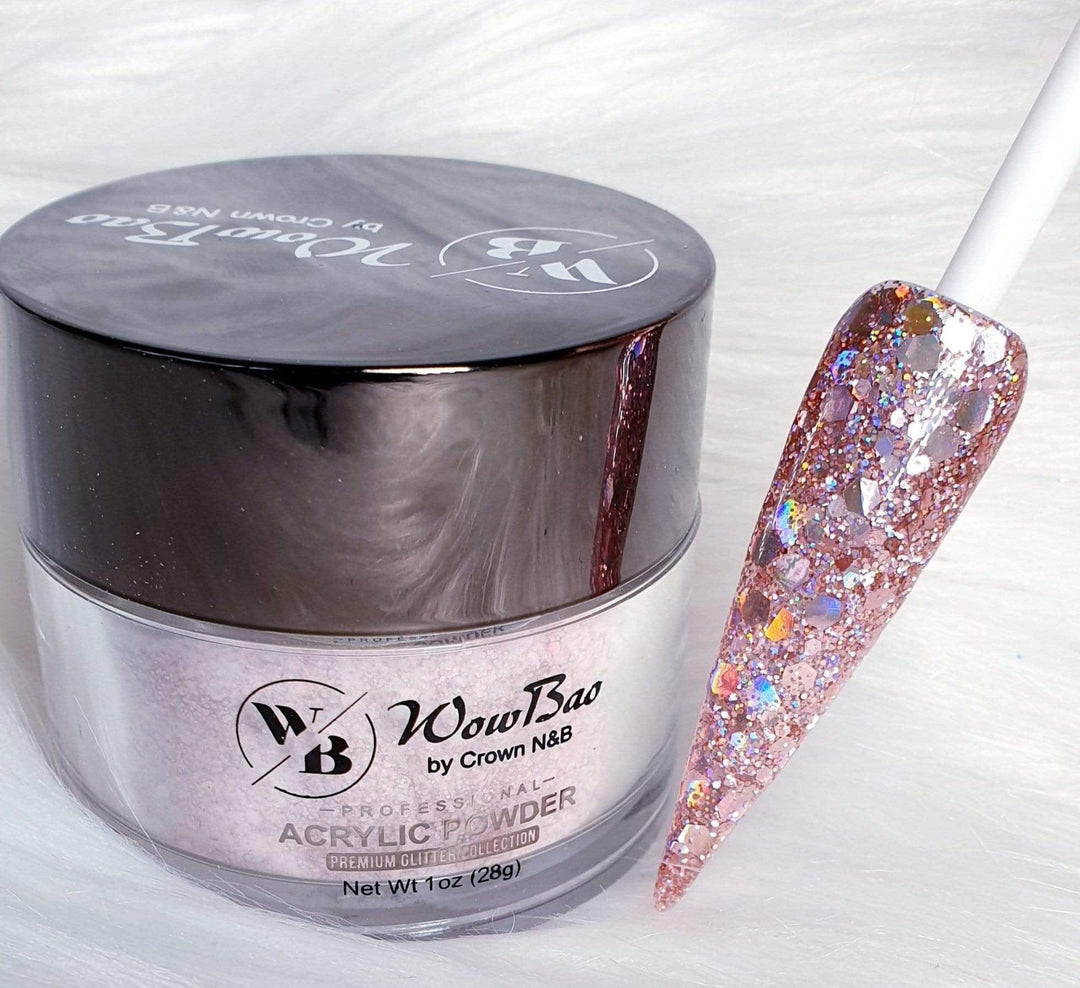 WowBao Nails 506 Queenee Acrylic powder Premium glitter