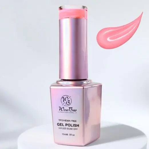 50 Just Peachy, Hema-Free Gel Polish 15ml WowBao Nails