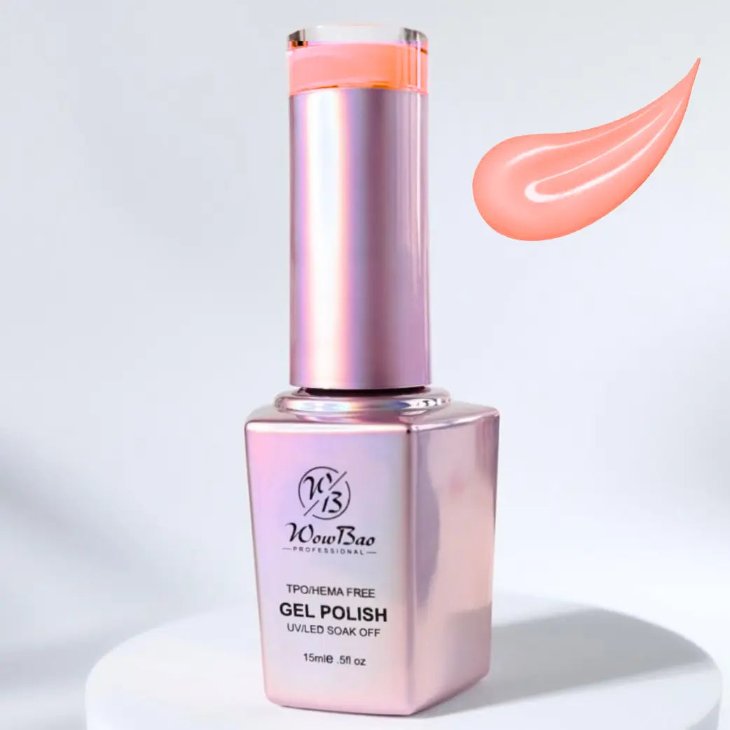 50 Just Peachy, TPO / Hema-Free Gel Polish 15ml WowBao Nails