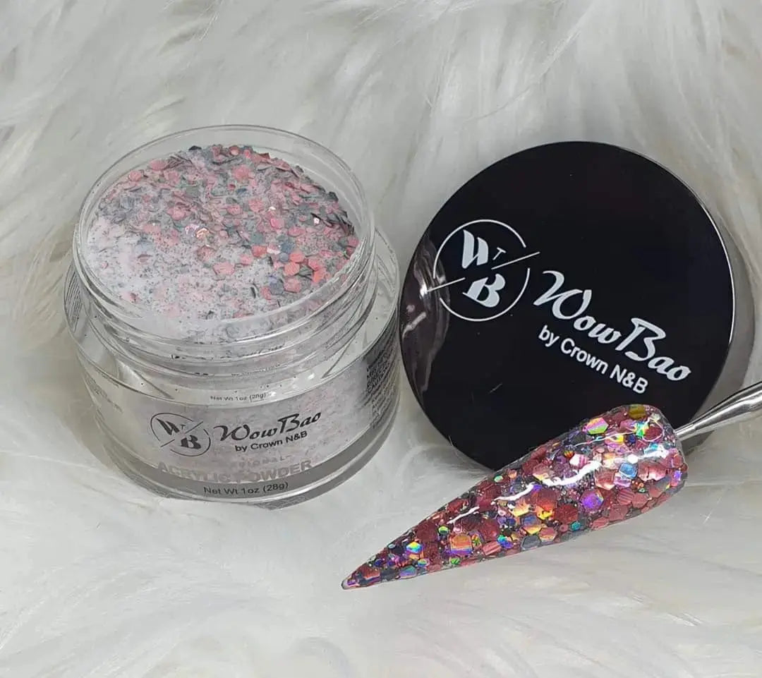 WowBao Nails 521 Vintage 28g / 1oz, Acrylic powder Premium glitter