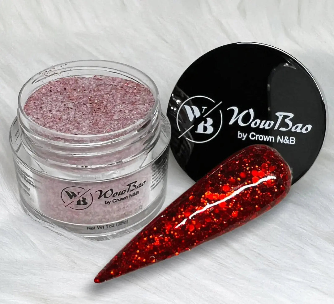 WowBao Nails 559 Flame 1oz/28g wowbao acrylic powder