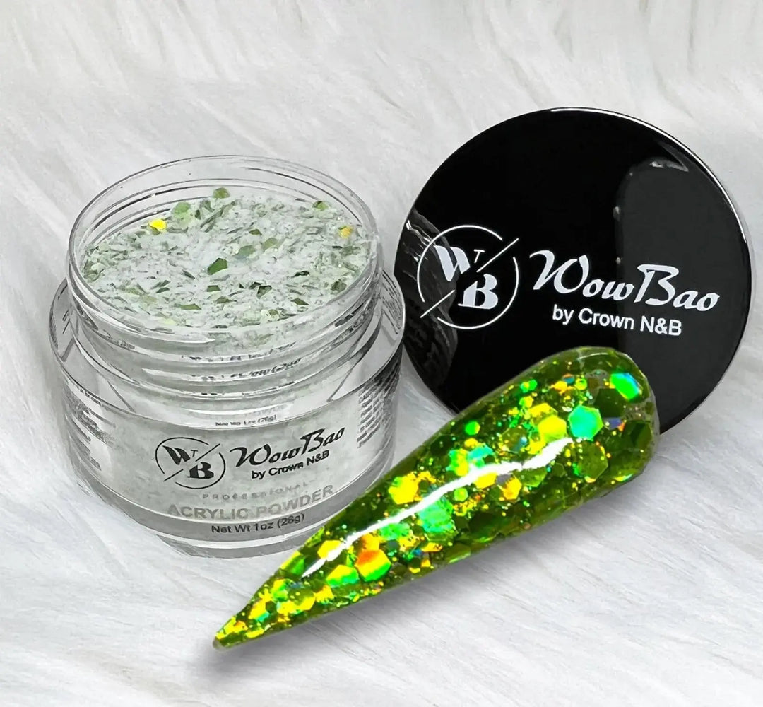 WowBao Nails 560 Malachite 1oz/28g wowbao acrylic powder