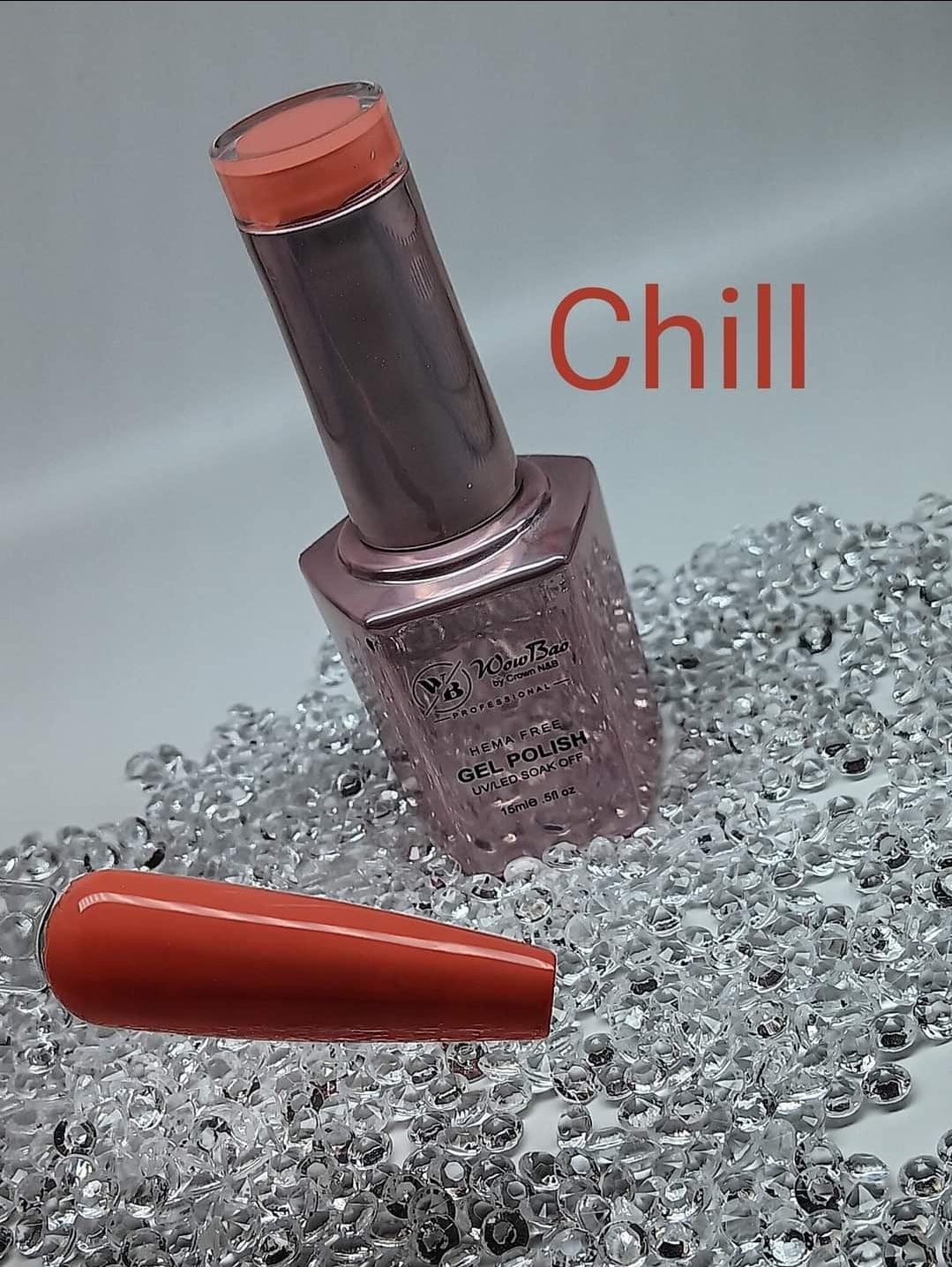WowBao Nails 65 Chill, Hema-Free Gel Polish 15ml