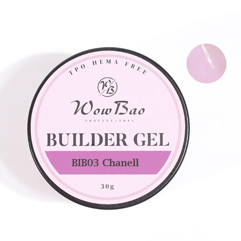 03 TPO/Hema Free Chanell WOW Builder Gel 30g jar WowBao Nails