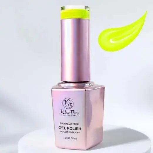 96 Lemon, Hema-Free Gel Polish 15ml WowBao Nails