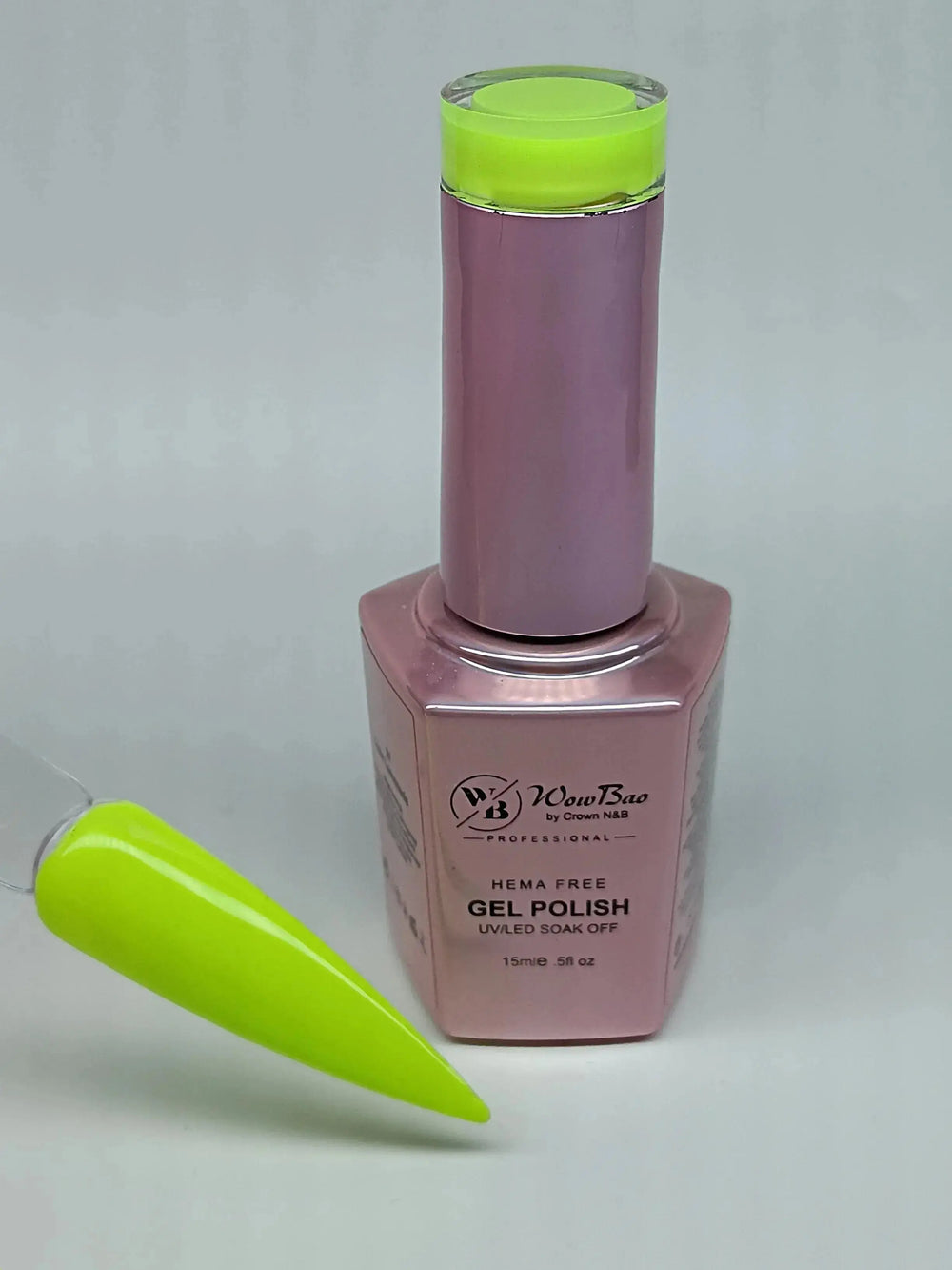 WowBao Nails 97 Lime Lemonade, Hema-Free Gel Polish 15ml