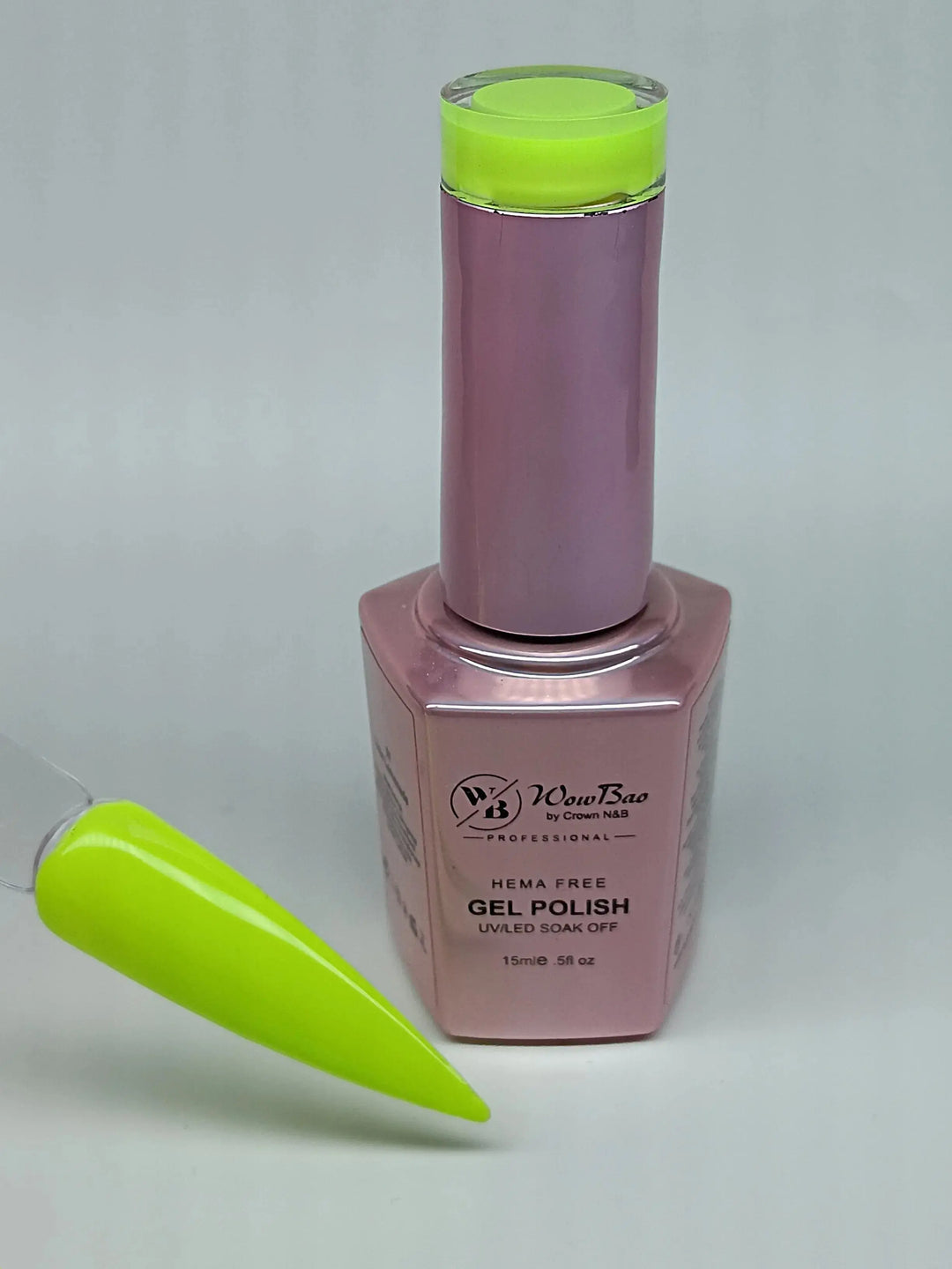 WowBao Nails 97 Lime Lemonade, Hema-Free Gel Polish 15ml