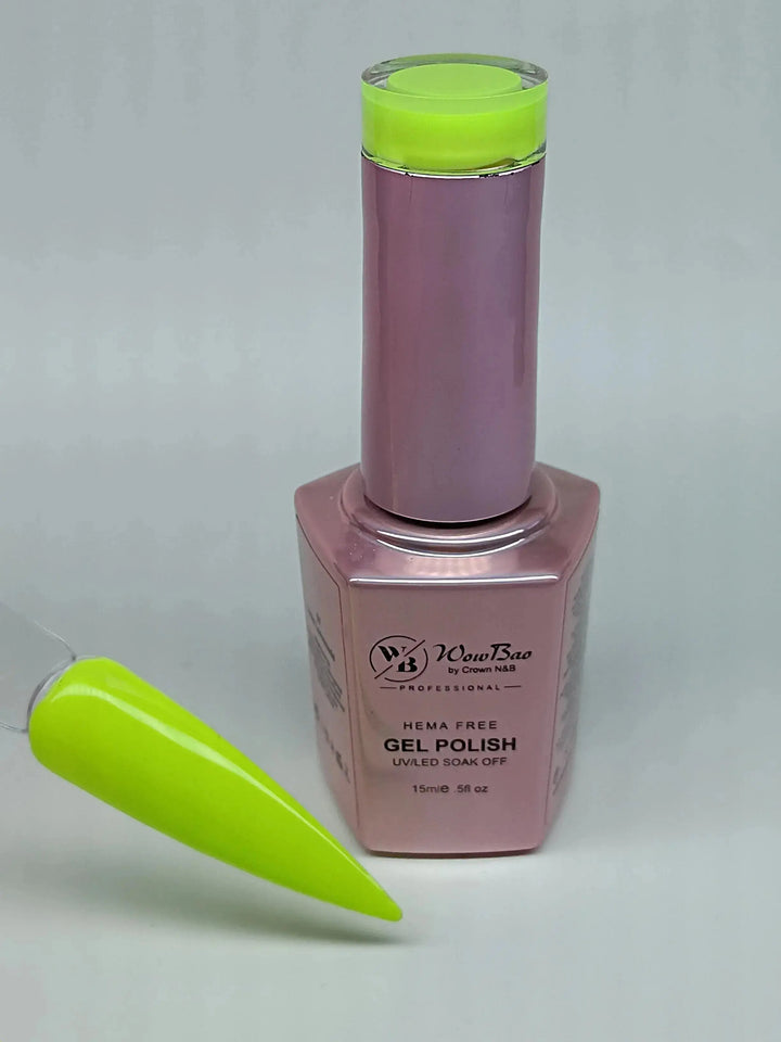 WowBao Nails 97 Lime Lemonade, Hema-Free Gel Polish 15ml