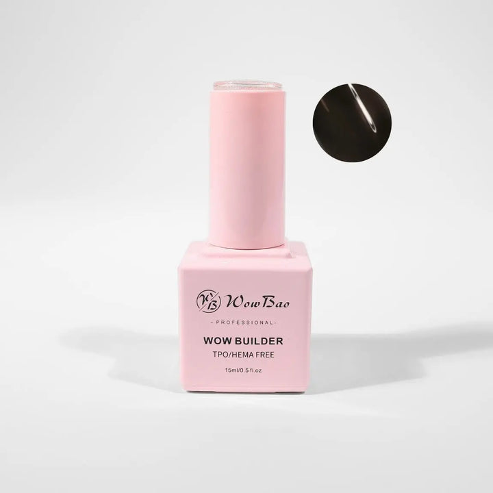 BIB11 TPO/Hema Free Black WOW brush on Builder in a bottle WowBao Nails
